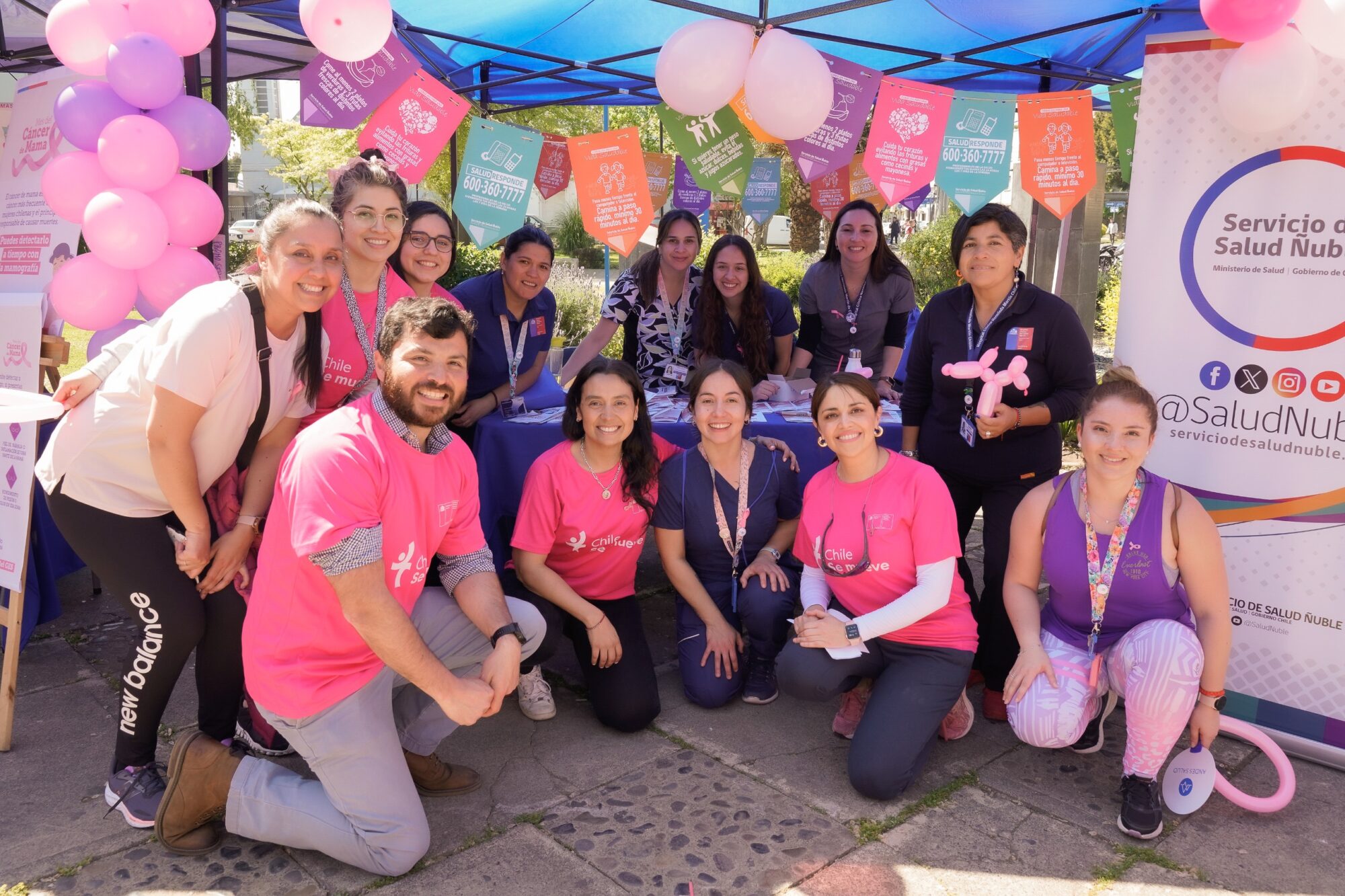 Con masiva Zumbatón promueven la prevención del Cáncer de Mama en Ñuble